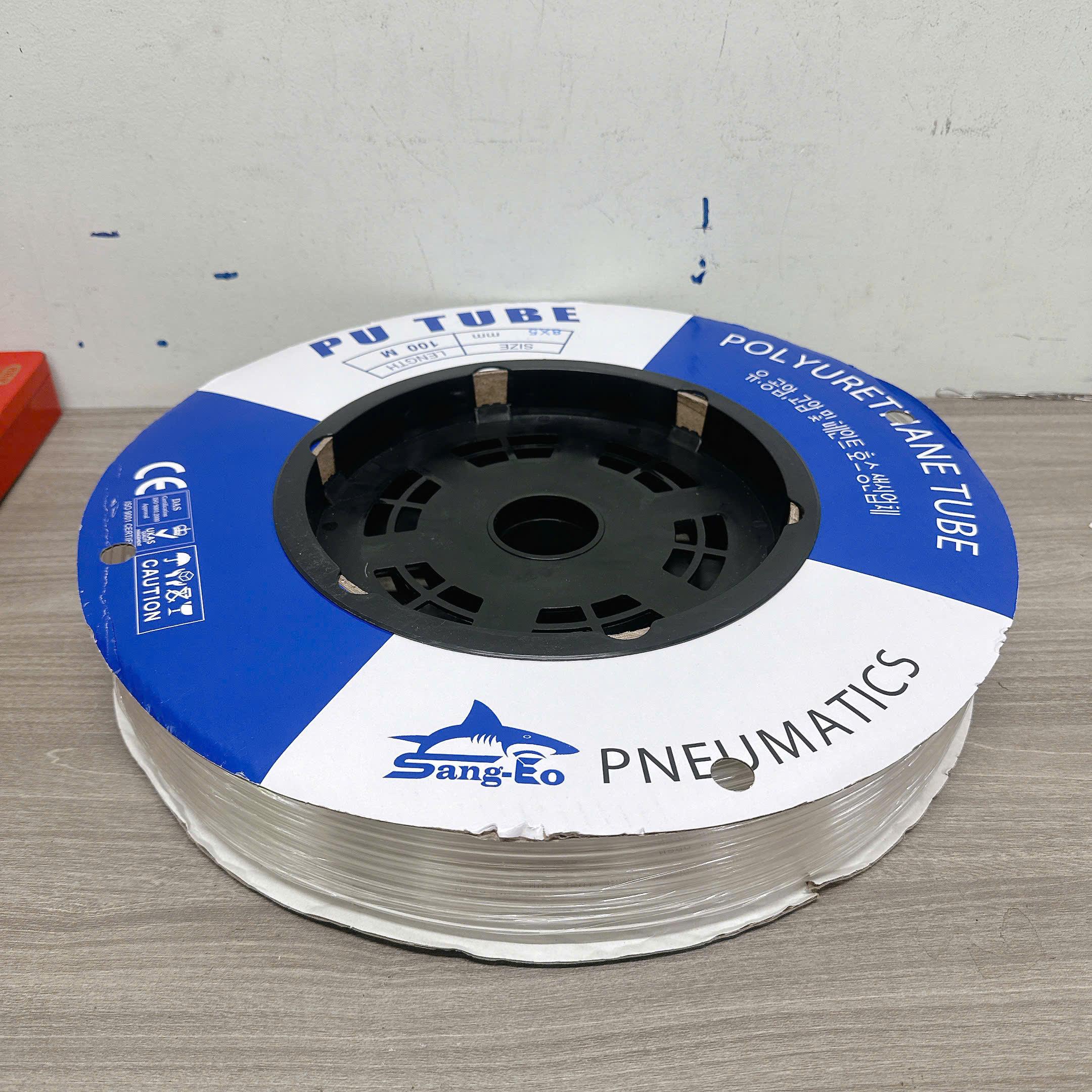 Ống PU SANG-EO cao cấp TRẮNG 8*12*100m_4C/T_V8