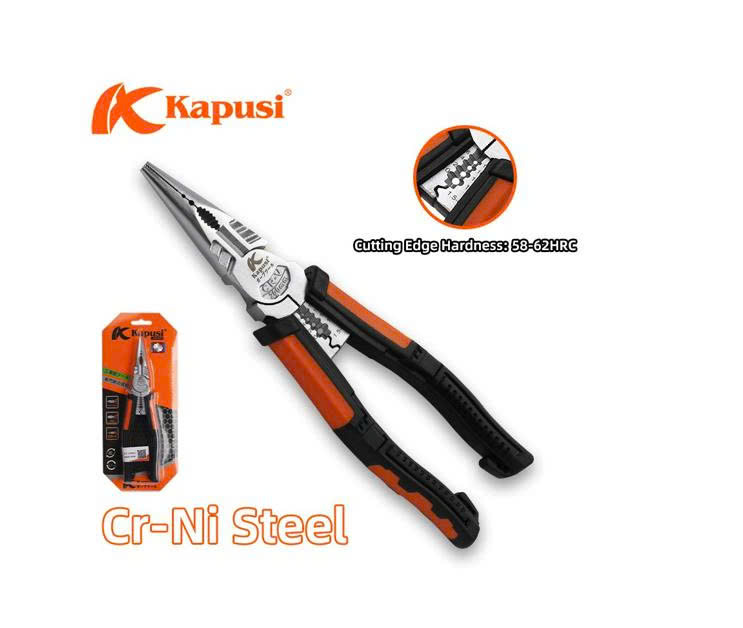 Kìm NHỌN  đa năng KPS 8.4'_Cam đen lưỡi TRẮNG TỐT_K8082