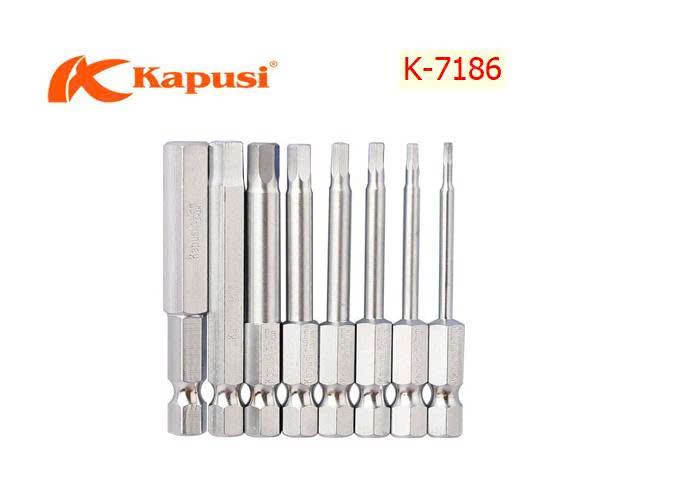 Bộ đầu vít lục giác KPS*65mm_8PC_TRẮNG_K7186_30/100_(V8)
