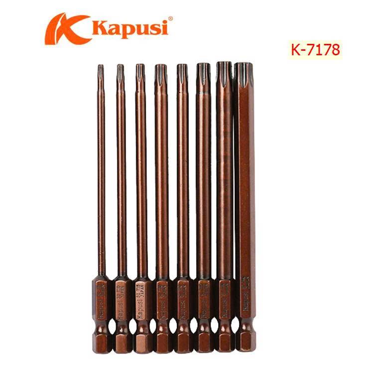 Bộ đầu bắt vít kps SAO 8PC nâu (dài 100mm) K7178_25/100 (V8)