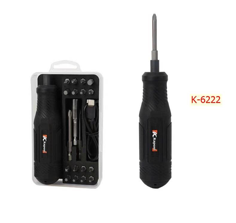 Bộ tua vít dùng pin KPS 20PC_CX0510-1R_K6222