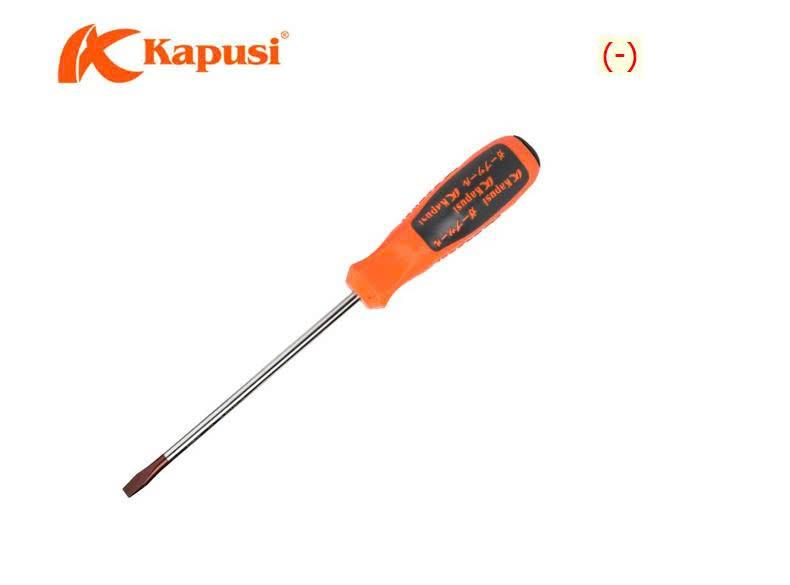 Tua vít 1 đầu DẸP 6*200mm_KPS cam đen MỚI_K7005_12C/H