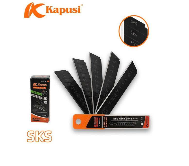 Lưỡi dao cắt giấy ĐEN KPS (10 Tép/ HỘP )_K8770_24H/T (V8)