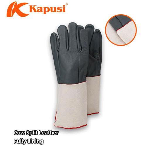 Găng tay da + vải KPS DÀI_K2018_12 đôi /BỊCH