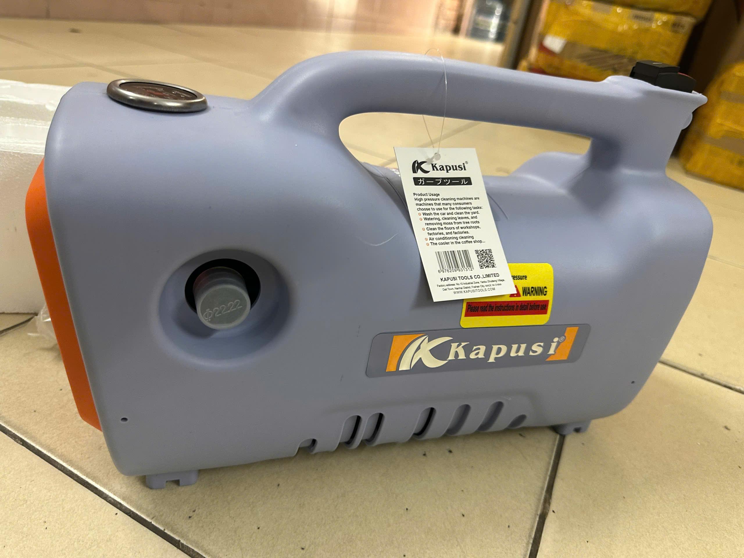 Máy rửa xe trực tiếp XÁM_KPS 2800W 12L/min 220v/50Hz_K6999 (2C/T) (V8)