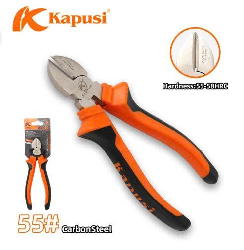 Kìm cắt kapusi 7' Cam đen_K8028_6/60_(V8)