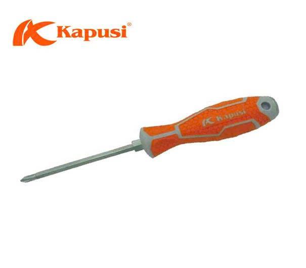 Tua vít 2 ĐẦU 6*100mm_KPS cán CAM viền XÁM_K7210_12C/H_(V8)