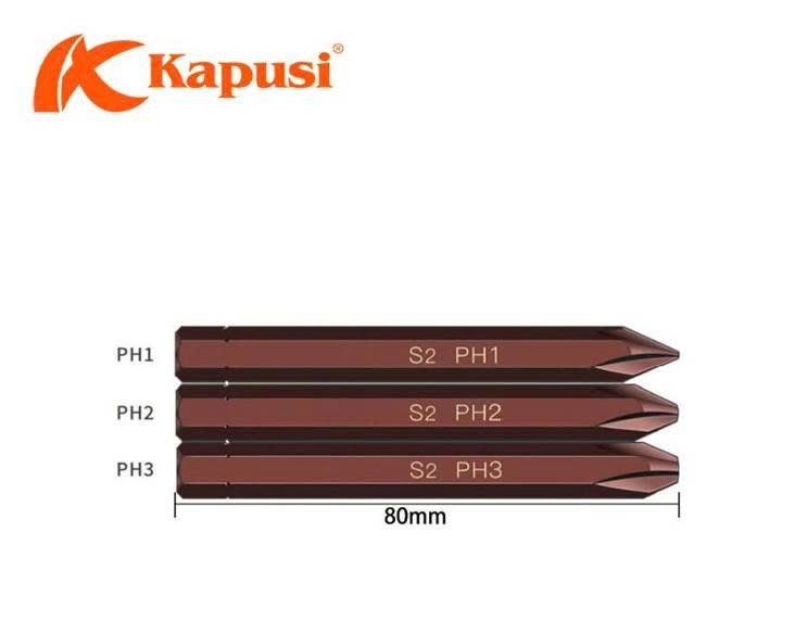 Đầu bắt vít đóng BAKE KPS 80_S2 PH1_4mm_K7164/K7184 ( 10c/vỉ )_(V8)
