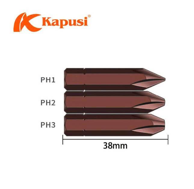 Đầu bắt vít đóng BAKE KPS 38_S2 PH3_6mm_K7162 /K7187 ( 20c/vỉ )_(V8)